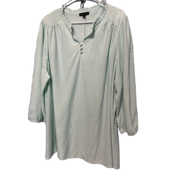 Lane Bryant Size 26/28 Blouse Mint - Picture 1 of 7